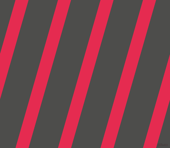 74 degree angle lines stripes, 44 pixel line width, 99 pixel line spacing, Amaranth and Thunder angled lines and stripes seamless tileable