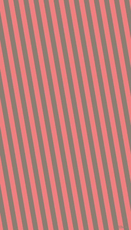 100 degree angle lines stripes, 17 pixel line width, 17 pixel line spacing, Americano and Light Coral angled lines and stripes seamless tileable