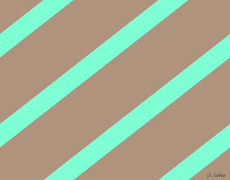 38 degree angle lines stripes, 38 pixel line width, 107 pixel line spacing, Aquamarine and Sandrift angled lines and stripes seamless tileable