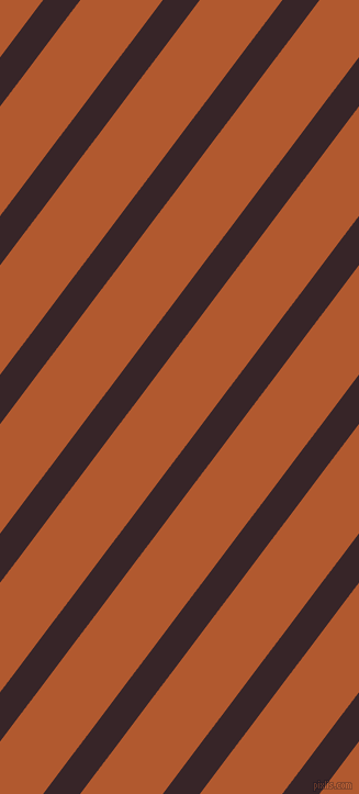 53 degree angle lines stripes, 27 pixel line width, 60 pixel line spacing, Aubergine and Fiery Orange angled lines and stripes seamless tileable