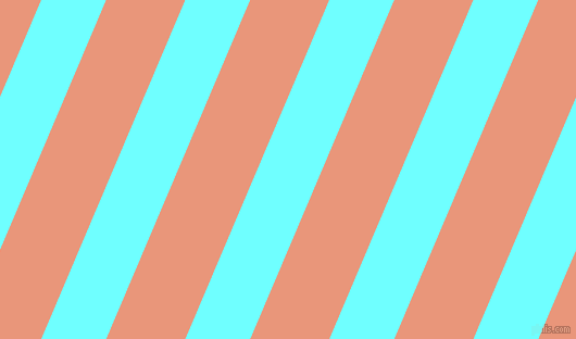 67 degree angle lines stripes, 55 pixel line width, 67 pixel line spacing, Baby Blue and Dark Salmon angled lines and stripes seamless tileable