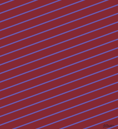 20 degree angle lines stripes, 4 pixel line width, 22 pixel line spacing, Blue Marguerite and Shiraz angled lines and stripes seamless tileable