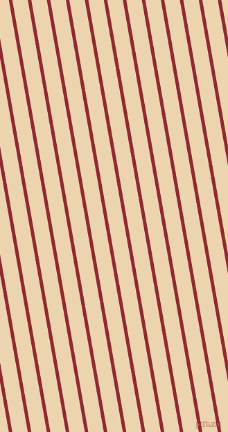 100 degree angle lines stripes, 5 pixel line width, 22 pixel line spacing, Bright Red and Givry angled lines and stripes seamless tileable