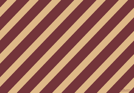 46 degree angle lines stripes, 22 pixel line width, 31 pixel line spacing, Burly Wood and Merlot angled lines and stripes seamless tileable