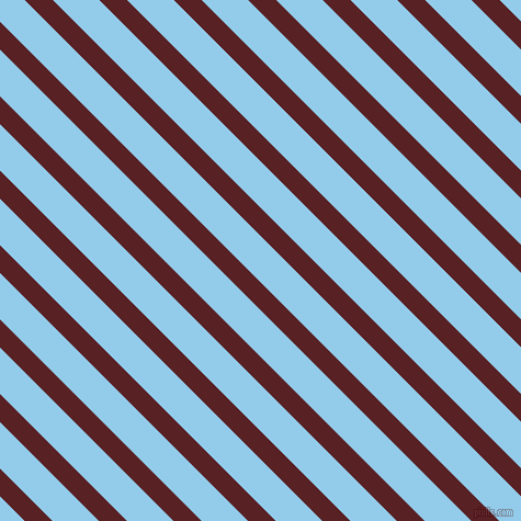 135 degree angle lines stripes, 18 pixel line width, 30 pixel line spacing, Burnt Crimson and Cornflower angled lines and stripes seamless tileable
