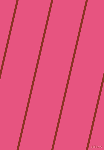 77 degree angle lines stripes, 7 pixel line width, 106 pixel line spacing, Burnt Umber and Dark Pink angled lines and stripes seamless tileable