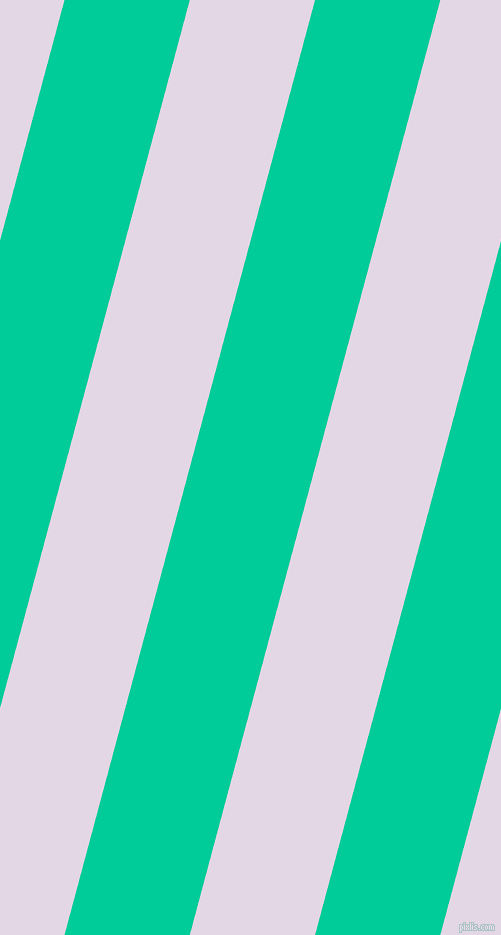 75 degree angle lines stripes, 121 pixel line width, 121 pixel line spacing, Caribbean Green and Snuff angled lines and stripes seamless tileable