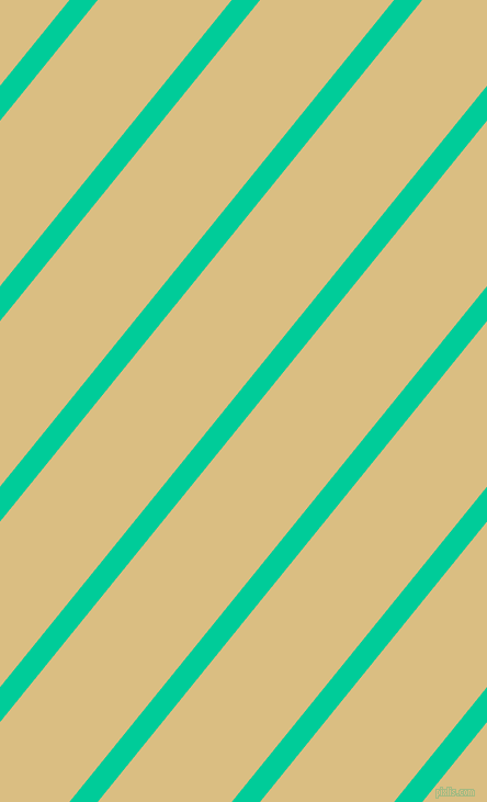 51 degree angle lines stripes, 20 pixel line width, 95 pixel line spacing, Caribbean Green and Straw angled lines and stripes seamless tileable