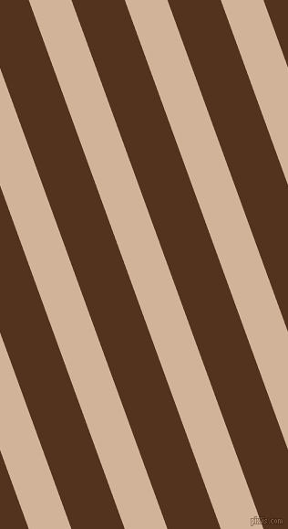 110 degree angle lines stripes, 44 pixel line width, 55 pixel line spacing, Cashmere and Brown Bramble angled lines and stripes seamless tileable