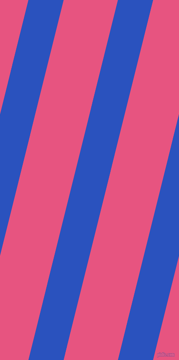 76 degree angle lines stripes, 70 pixel line width, 108 pixel line spacing, Cerulean Blue and Dark Pink angled lines and stripes seamless tileable
