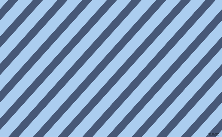 48 degree angle lines stripes, 25 pixel line width, 36 pixel line spacing, Chambray and Pale Cornflower Blue angled lines and stripes seamless tileable
