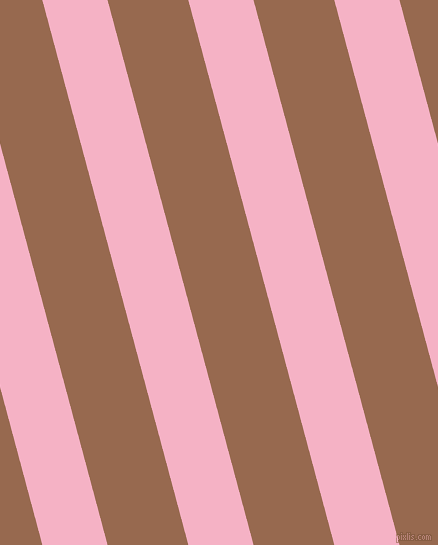 105 degree angle lines stripes, 63 pixel line width, 78 pixel line spacing, Cupid and Dark Tan angled lines and stripes seamless tileable
