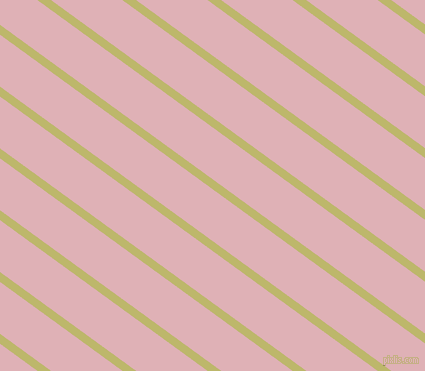 144 degree angle lines stripes, 8 pixel line width, 42 pixel line spacing, Dark Khaki and Blossom angled lines and stripes seamless tileable