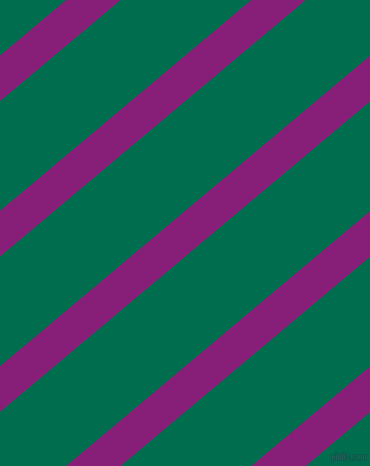 40 degree angle lines stripes, 35 pixel line width, 84 pixel line spacing, Dark Purple and Watercourse angled lines and stripes seamless tileable