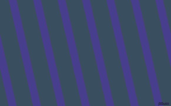 103 degree angle lines stripes, 26 pixel line width, 55 pixel line spacing, Dark Slate Blue and Cello angled lines and stripes seamless tileable
