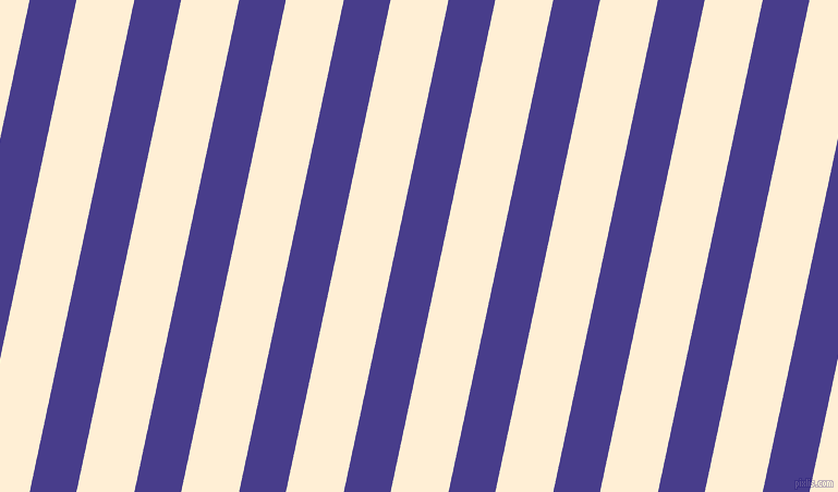 78 degree angle lines stripes, 42 pixel line width, 52 pixel line spacing, Dark Slate Blue and Papaya Whip angled lines and stripes seamless tileable