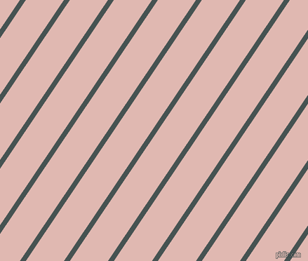 56 degree angle lines stripes, 7 pixel line width, 45 pixel line spacing, Dark Slate and Cavern Pink angled lines and stripes seamless tileable