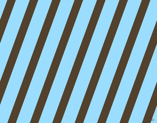 70 degree angle lines stripes, 27 pixel line width, 44 pixel line spacing, Deep Bronze and Columbia Blue angled lines and stripes seamless tileable
