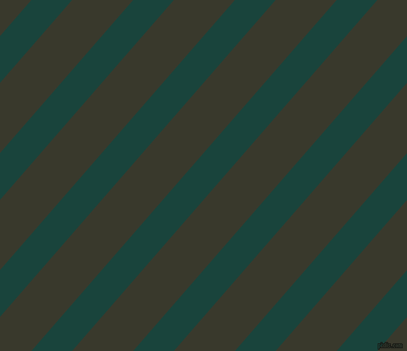 49 degree angle lines stripes, 44 pixel line width, 66 pixel line spacing, Deep Teal and El Paso angled lines and stripes seamless tileable