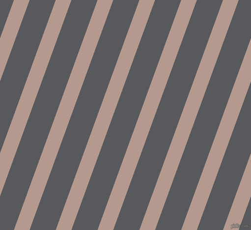 70 degree angle lines stripes, 30 pixel line width, 50 pixel line spacing, Del Rio and Bright Grey angled lines and stripes seamless tileable