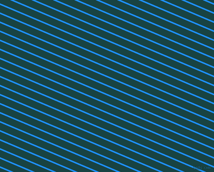 157 degree angle lines stripes, 3 pixel line width, 14 pixel line spacing, Dodger Blue and Tiber angled lines and stripes seamless tileable
