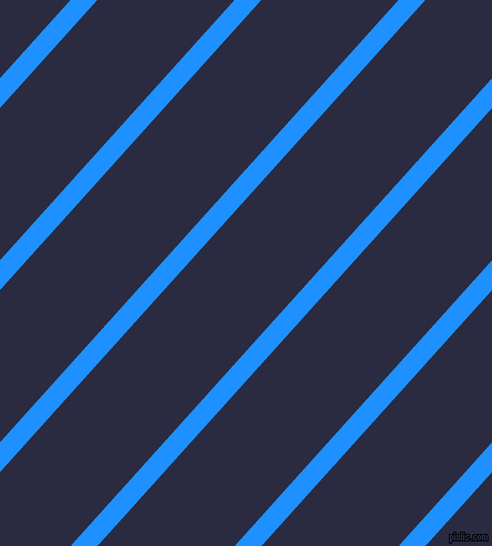 48 degree angle lines stripes, 18 pixel line width, 92 pixel line spacing, Dodger Blue and Valhalla angled lines and stripes seamless tileable