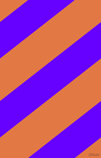 38 degree angle lines stripes, 96 pixel line width, 112 pixel line spacing, Electric Indigo and Jaffa angled lines and stripes seamless tileable