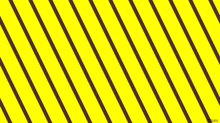 116 degree angle lines stripes, 12 pixel line width, 46 pixel line spacing, Espresso and Yellow angled lines and stripes seamless tileable