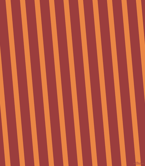 95 degree angle lines stripes, 17 pixel line width, 31 pixel line spacing, Flamenco and Mexican Red angled lines and stripes seamless tileable