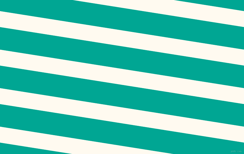 171 degree angle lines stripes, 51 pixel line width, 72 pixel line spacing, Floral White and Persian Green angled lines and stripes seamless tileable