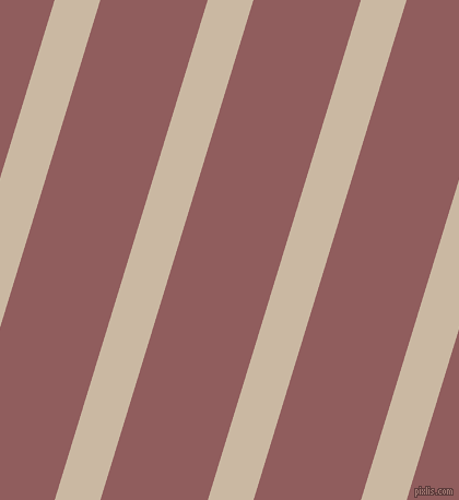 73 degree angle lines stripes, 40 pixel line width, 94 pixel line spacing, Grain Brown and Rose Taupe angled lines and stripes seamless tileable