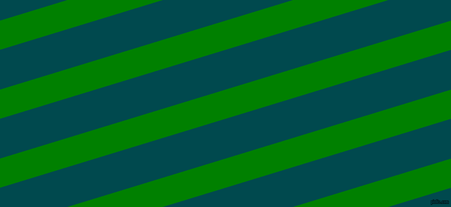 17 degree angle lines stripes, 55 pixel line width, 75 pixel line spacing, Green and Sherpa Blue angled lines and stripes seamless tileable