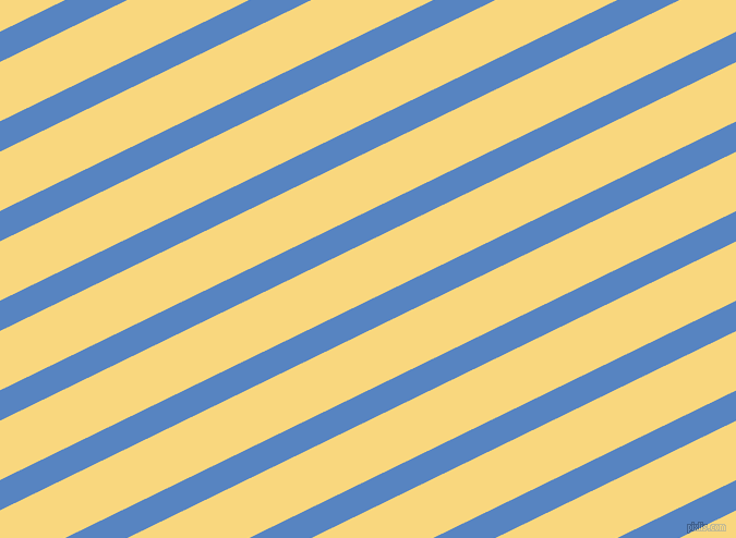 26 degree angle lines stripes, 25 pixel line width, 49 pixel line spacing, Havelock Blue and Golden Glow angled lines and stripes seamless tileable