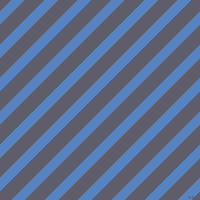 45 degree angle lines stripes, 33 pixel line width, 47 pixel line spacing, Havelock Blue and Smoky angled lines and stripes seamless tileable