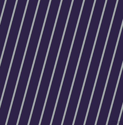 75 degree angle lines stripes, 6 pixel line width, 30 pixel line spacing, Hit Grey and Violent Violet angled lines and stripes seamless tileable
