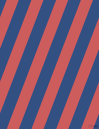 69 degree angle lines stripes, 43 pixel line width, 45 pixel line spacing, Indian Red and Fun Blue angled lines and stripes seamless tileable