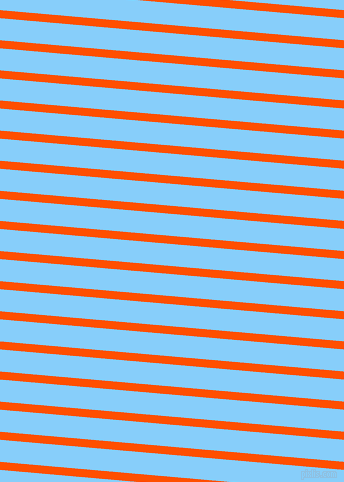 175 degree angle lines stripes, 8 pixel line width, 22 pixel line spacing, International Orange and Light Sky Blue angled lines and stripes seamless tileable