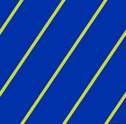 56 degree angle lines stripes, 10 pixel line width, 101 pixel line spacing, Las Palmas and International Klein Blue angled lines and stripes seamless tileable