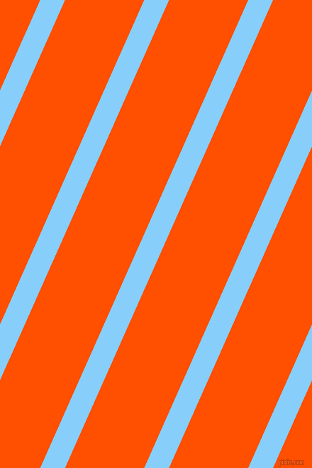 66 degree angle lines stripes, 32 pixel line width, 102 pixel line spacing, Light Sky Blue and International Orange angled lines and stripes seamless tileable