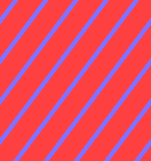 53 degree angle lines stripes, 16 pixel line width, 69 pixel line spacing, Light Slate Blue and Coral Red angled lines and stripes seamless tileable