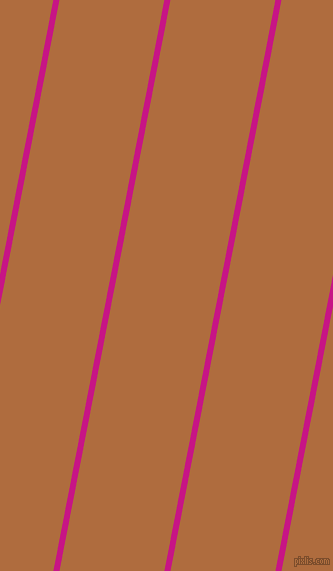 79 degree angle lines stripes, 6 pixel line width, 103 pixel line spacing, Medium Violet Red and Bourbon angled lines and stripes seamless tileable
