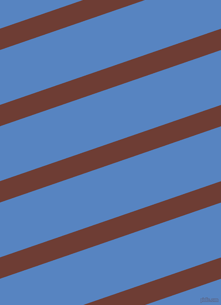 19 degree angle lines stripes, 40 pixel line width, 103 pixel line spacing, Metallic Copper and Havelock Blue angled lines and stripes seamless tileable