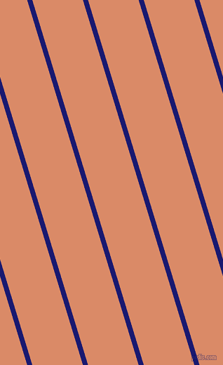 107 degree angle lines stripes, 7 pixel line width, 69 pixel line spacing, Midnight Blue and Copper angled lines and stripes seamless tileable