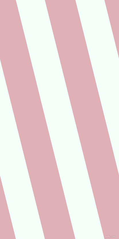 104 degree angle lines stripes, 98 pixel line width, 103 pixel line spacing, Mint Cream and Blossom angled lines and stripes seamless tileable