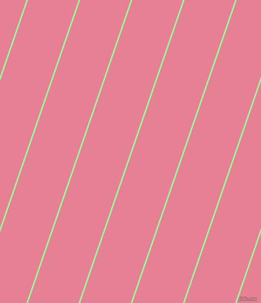 71 degree angle lines stripes, 3 pixel line width, 94 pixel line spacing, Pale Green and Carissma angled lines and stripes seamless tileable
