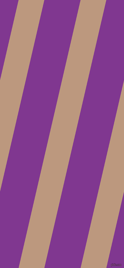 77 degree angle lines stripes, 86 pixel line width, 121 pixel line spacing, Pale Taupe and Vivid Violet angled lines and stripes seamless tileable