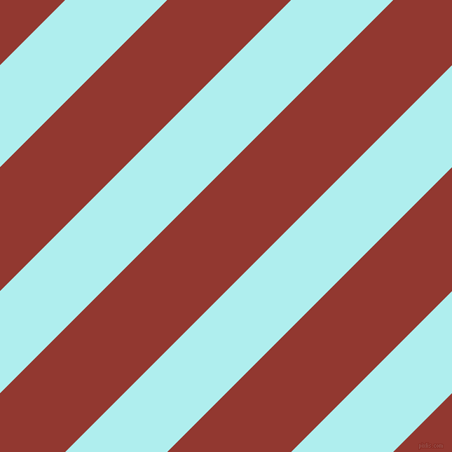 45 degree angle lines stripes, 103 pixel line width, 125 pixel line spacing, Pale Turquoise and Thunderbird angled lines and stripes seamless tileable