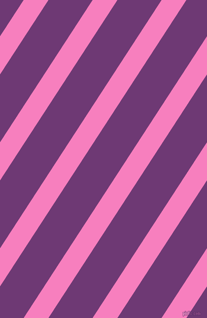 57 degree angle lines stripes, 41 pixel line width, 73 pixel line spacing, Persian Pink and Eminence angled lines and stripes seamless tileable