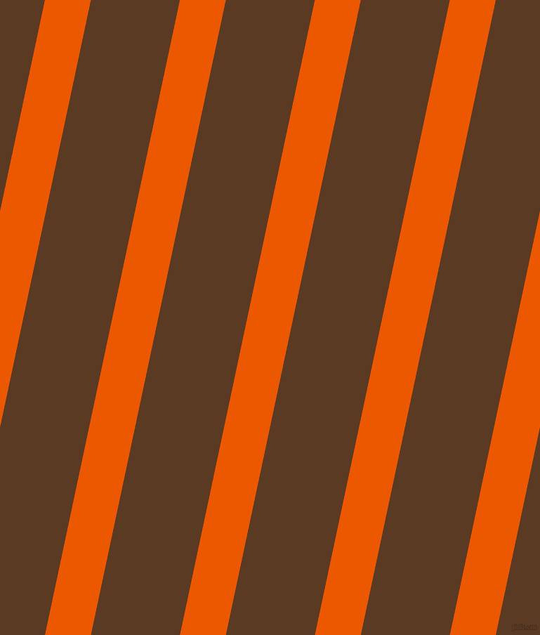 78 degree angle lines stripes, 64 pixel line width, 124 pixel line spacing, Persimmon and Carnaby Tan angled lines and stripes seamless tileable