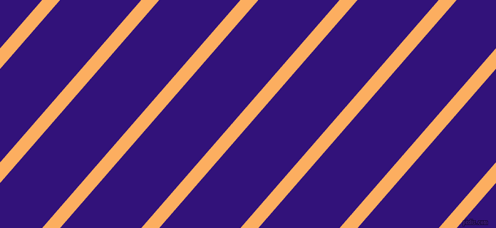 49 degree angle lines stripes, 19 pixel line width, 86 pixel line spacing, Rajah and Persian Indigo angled lines and stripes seamless tileable
